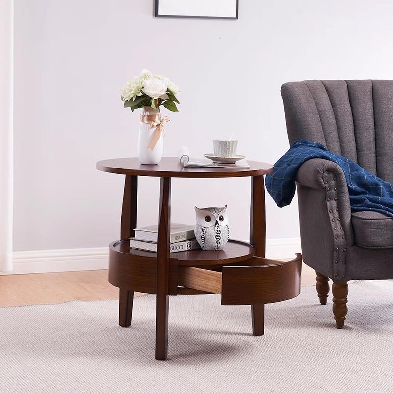北欧小茶几实木沙发边几柜客厅角几侧边桌子床头柜卧室主卧床边柜