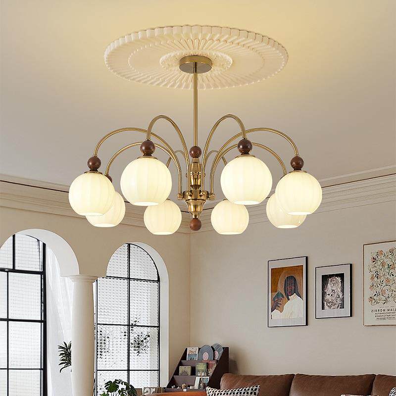 【包安装】中古风客厅吊灯主灯枝型卧室餐厅高级感中山灯具灯饰