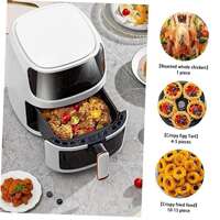 8L English air fryer oven Oil free Airfryer touch screen 5L thumbnail 5