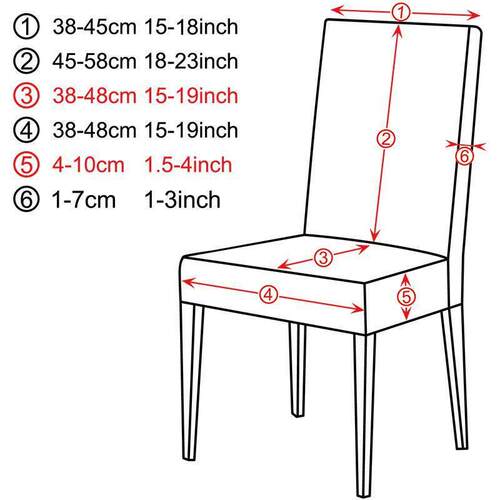 Chair Cover Printed Stretch Anti-dirty Elastic Seat Cover us