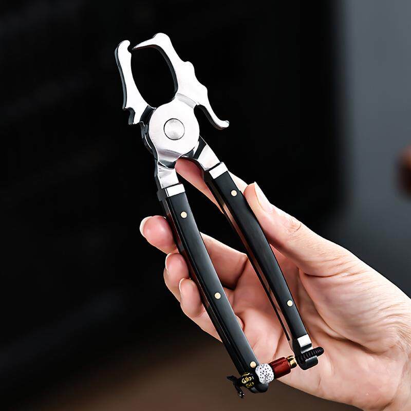 不锈钢茶钳茶刀开茶器普洱沱茶茶具配件茶砖茶饼专用钳子中式茶艺