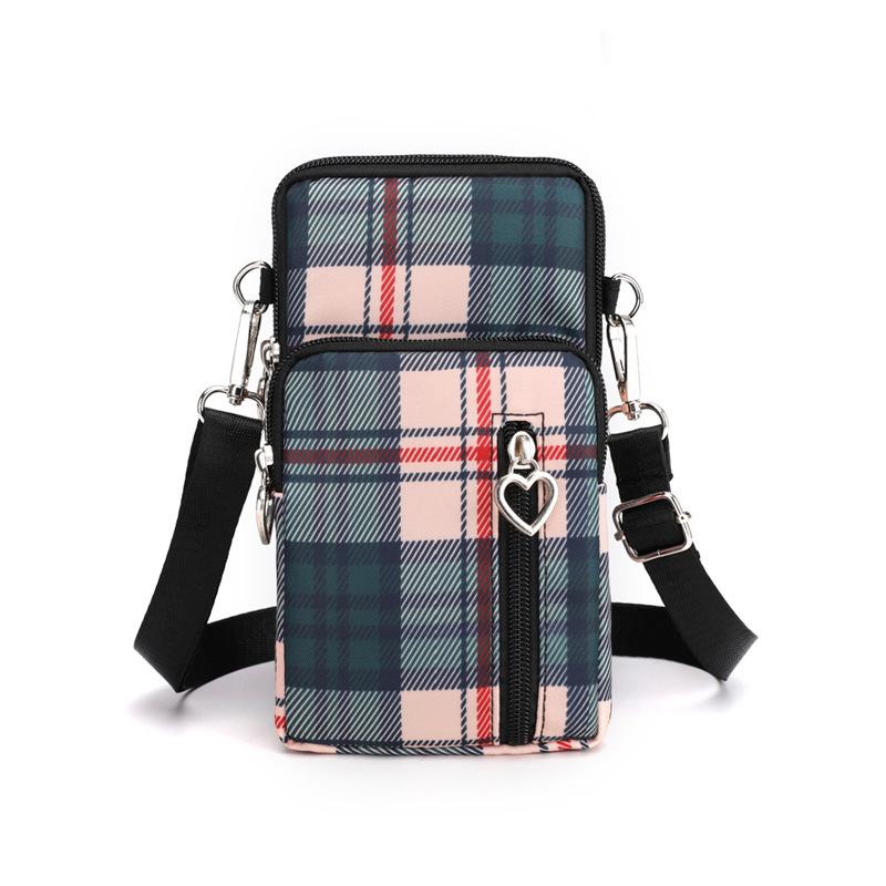 手机包老人用女斜挎包2024新款韩版百搭小包手机袋挂脖装零钱包竖