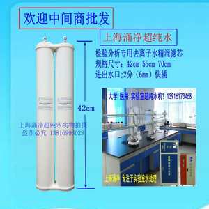 超纯化柱医院生化仪18兆去离子UP纯水柱净水器滤芯阴阳树脂混床