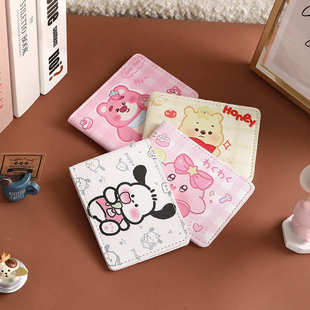 翘屁黄熊驾驶证保护套二合一行驶证机动车驾照本皮套高颜值卡包套