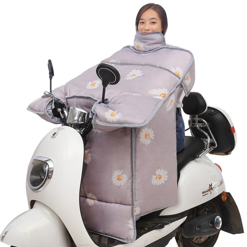 电动车挡风被儿童亲子款四季通用防水防风电瓶摩托车春秋冬季新款