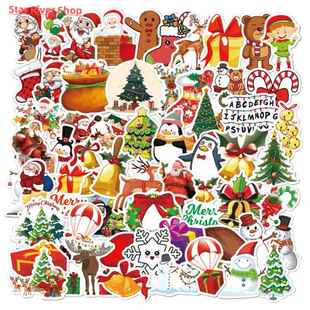 Cute Graffiti Window Aesthetic Halloween Christmas Stickers