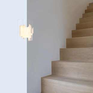 嵌入式转角石膏壁灯书房桌面摆件氛围灯嵌入式石膏壁灯感应壁龛灯