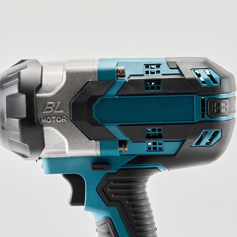 跨境大冲扭力无刷电扳手机1裸机（不3N00m汽修风炮大功率击扭矩扳