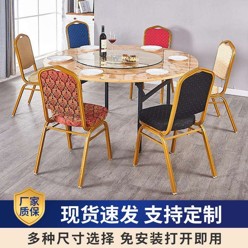 加厚折叠圆桌面板实木桌子餐桌15人20饭桌转盘10圆形桌面大圆新品