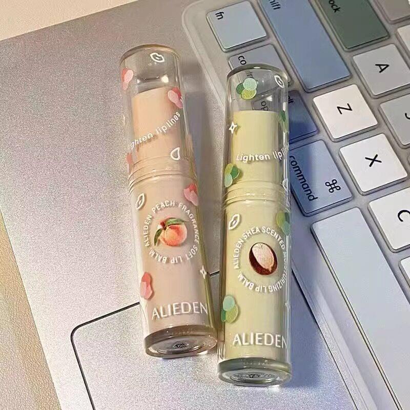 水蜜桃润唇膏官方店正品无色唇膏保湿保湿防干 干裂