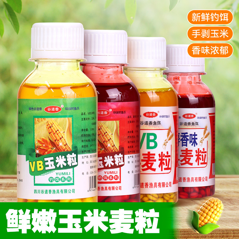 玉米麦粒系列钓黑坑野钓水库草鱼鲤鱼窝料鱼饵料