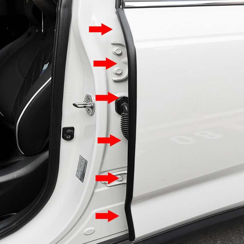 b柱汽车密封条通用型车门缝隙防尘隔音降噪免粘贴防撞条