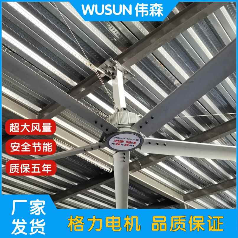 伟森工业大风扇定时开关变频调速大面积快速降温