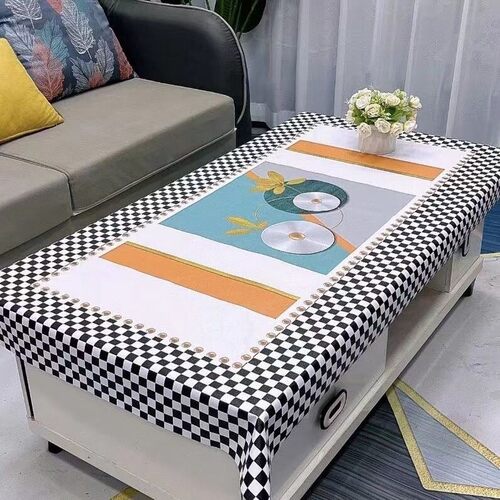 防水防油防烫免洗PVC家用餐桌垫欧式长方形茶几网红桌布