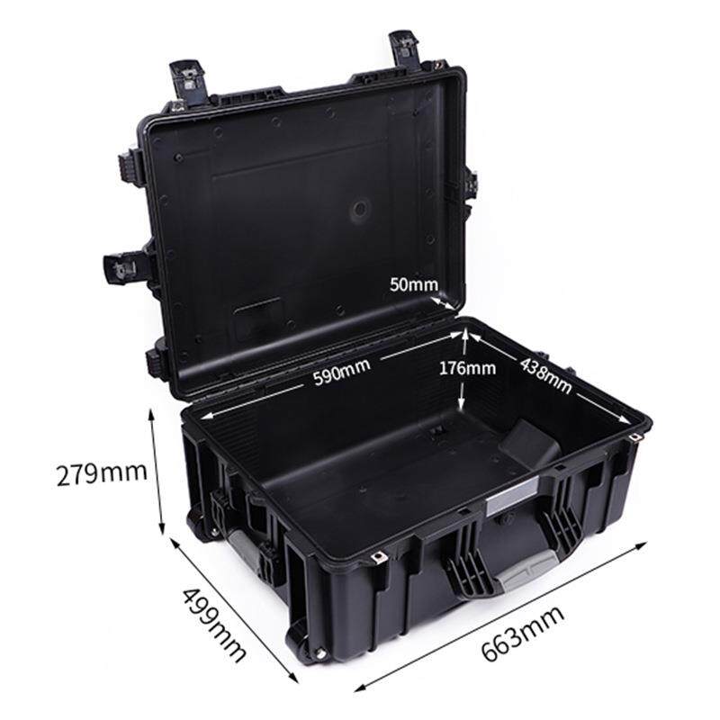 中大型摄影设备仪器防护箱D6628拉杆安全工具箱IP67防水密封箱