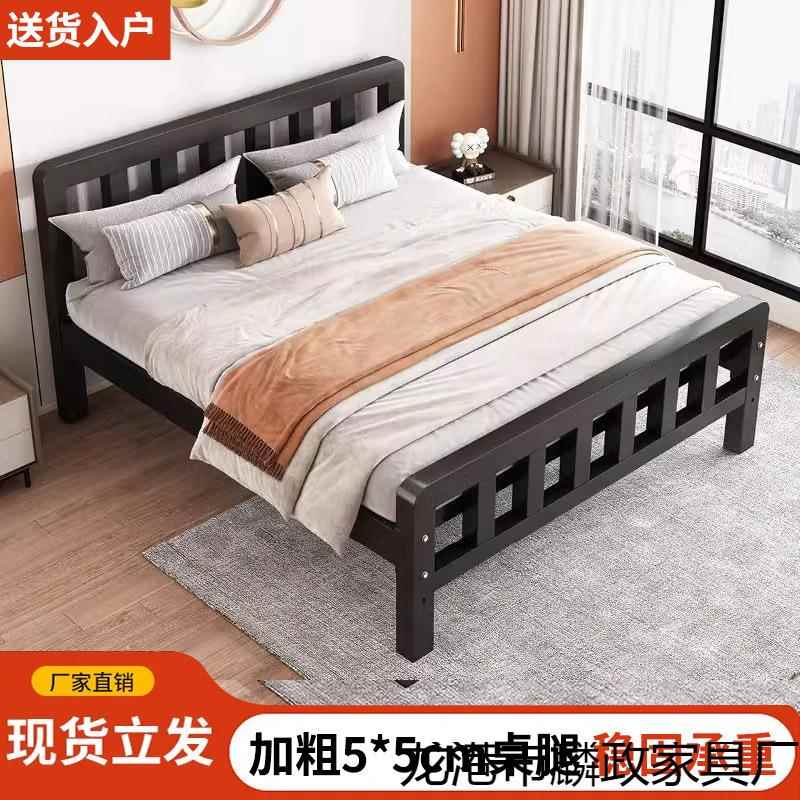 铁艺床单用卧室床架加家粗钢管人床加厚龙骨出租屋床加固CIS铁密