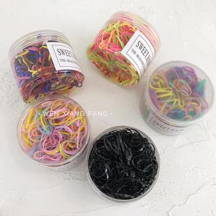 头绳男高弹力小辫子男士生扎头发神器绑头发橡皮筋头绳皮套发圈