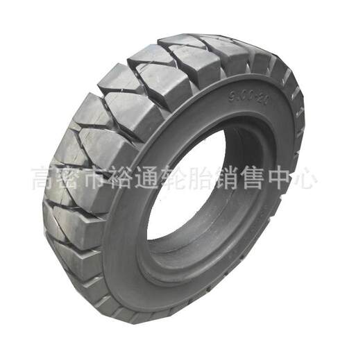 工程叉车实心充气轮胎9.00-2010.00-11.00-12.00-20-24可配钢圈