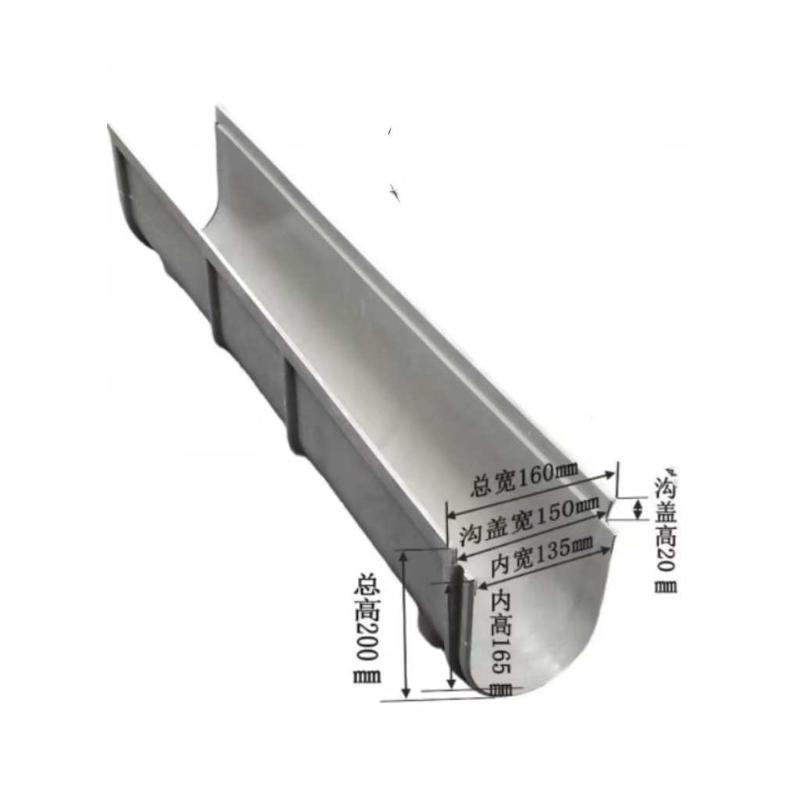 晒排水渠山坡槽玻璃钢排水沟型流水沟成品u抗冻树脂槽景区抗电缆
