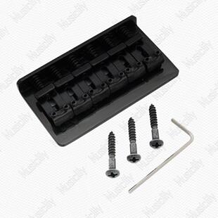 Musiclily电吉他固定琴桥亚洲产ST/Tele拉弦板钢琴码背穿弦鞍54mm