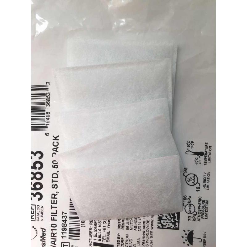 片空气s10滤膜瑞邮/棉思 包25装精细迈过滤呼吸机s9系列