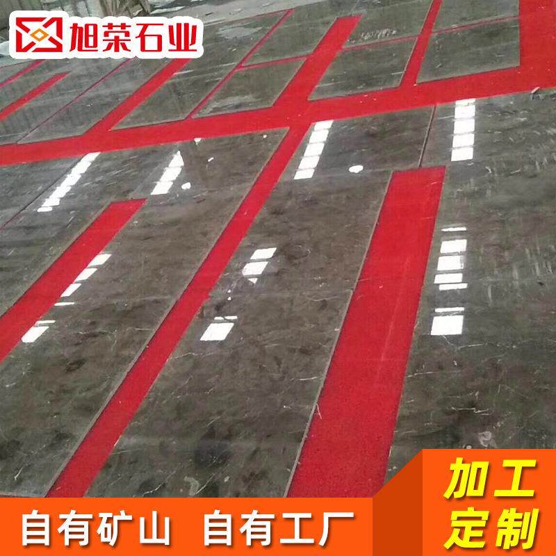 北欧风格灰色大理石土耳其背景墙室内地面装修石材福建加工石英石