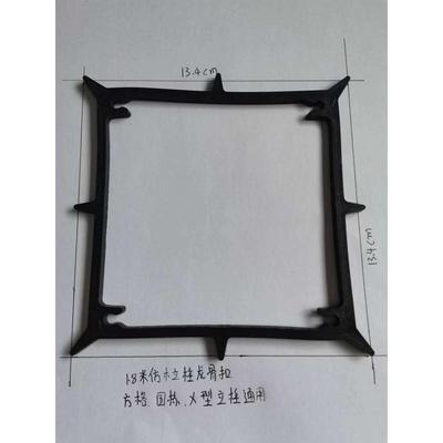 模具水泥立柱卡扣护栏   龙骨仿木卡扣护栏钢筋仿木梯形国标栏杆