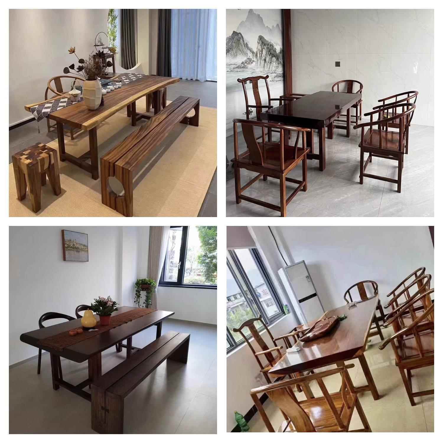 cs实木桌子腿大板餐支撑架茶桌台脚原木加DZF配套脚工字架大理石