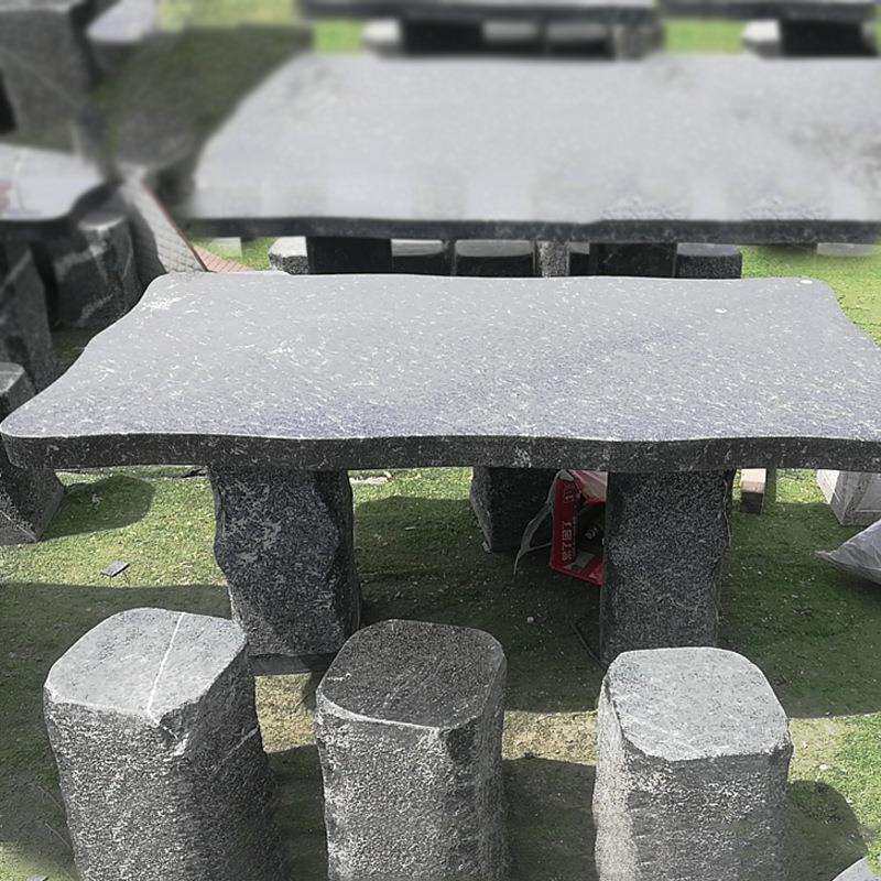 厂子家现货台方形方形石桌青石石一桌石凳户外庭院公园广场休闲石