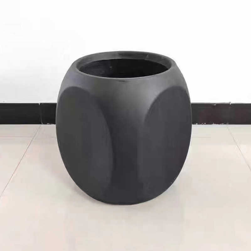 现代容器简约庭院盆大号摆设家居花卉鎂阳台超高泥水泥盆花盆