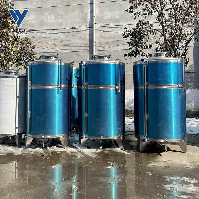 纯净水不锈钢储水罐 立式锥底储存罐 食品级净化水储水罐 304水塔