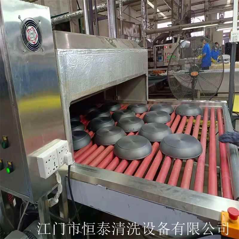 定平底高压喷淋清洗线EGD江门恒油泰厂家购铁锅除锅喷淋清洗机