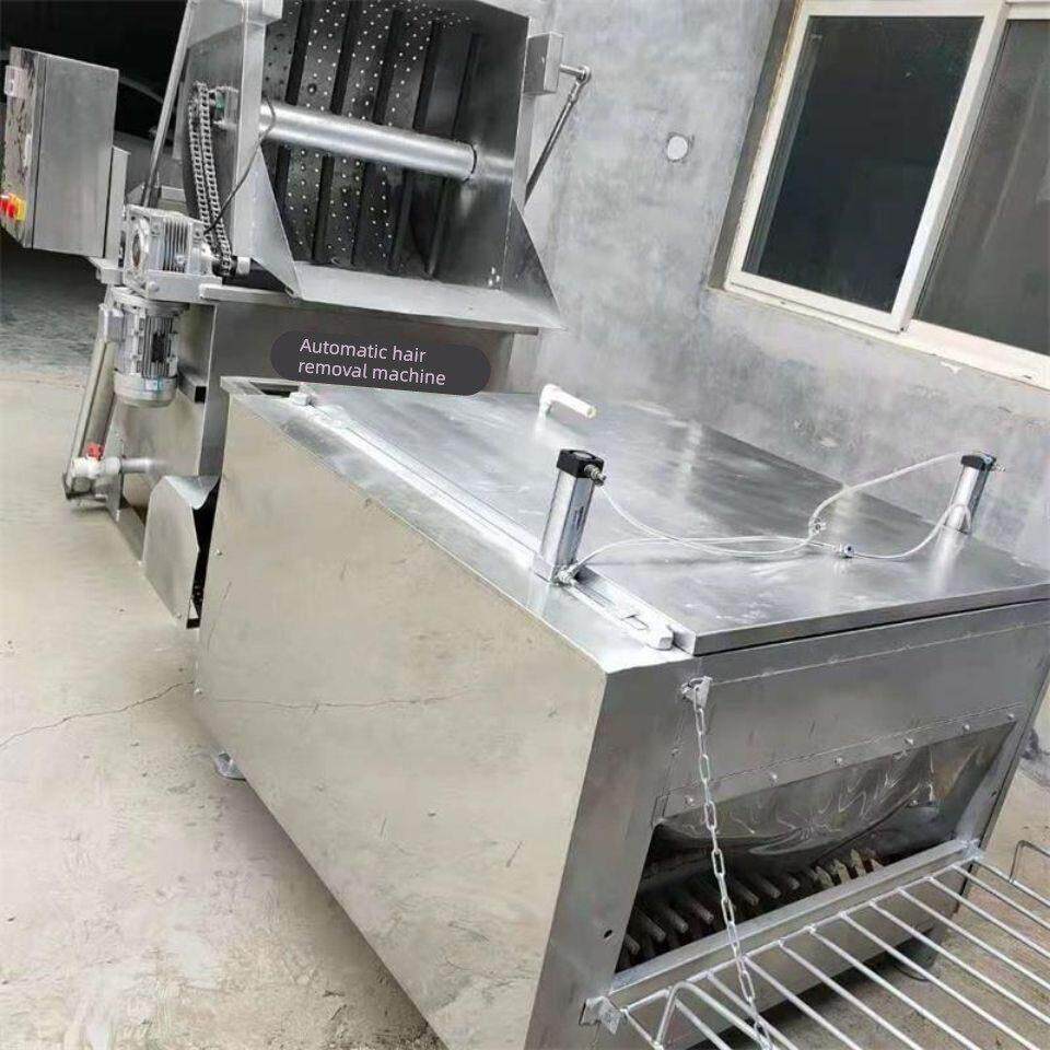 家禽大型屠宰机器杀鸡鸭鹅鸽兔全自动烫脱一体脱毛机商用流水线