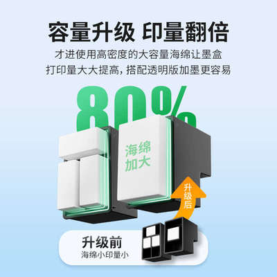 才进适用hp惠普804xl墨盒可加墨ENVY Photo6230 7220 6222 7820黑