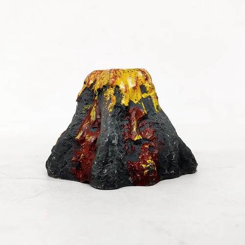 鱼缸造景火山形状水族箱装饰布景假山摆件增氧泵气泡石玩具氧气石