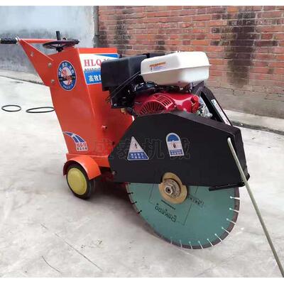 小型混凝土水泥路切缝机电动马路割地机小型柴油电动路面刻纹机
