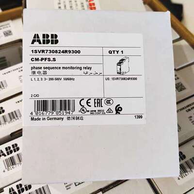 现货ABB继电器CM-IWS绝缘监视继电器CM-PFS/CT-MFE/MPS.21S原装品