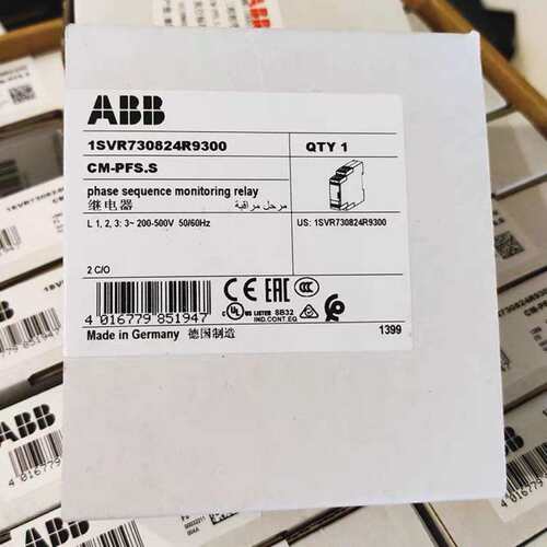 现货ABB继电器CM-IWS绝缘监视继电器CM-PFS/CT-MFE/MPS.21S原装品