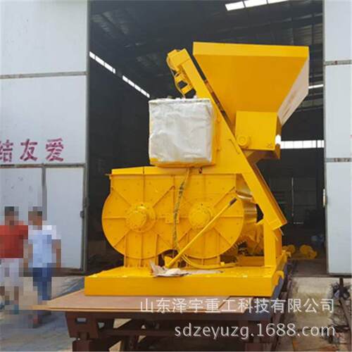 JS750/500混凝土强制式搅拌机 卧式双轴强制式混凝土拌料机搅拌站