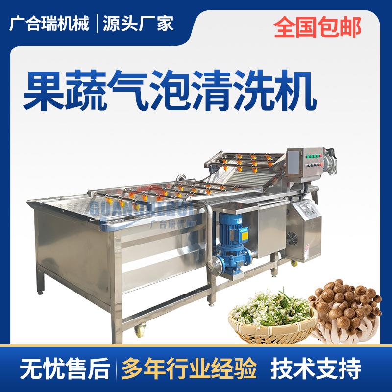 商用果蔬气泡清洗机 大型黑水虻清洗漂汤流水线 蔬菜酸菜清洗设备