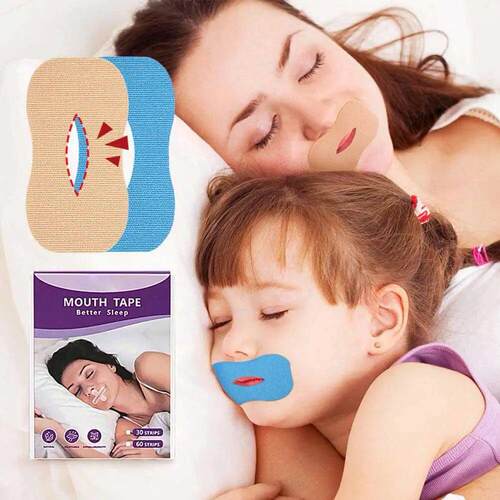 30Pcs Anti Snoring Strips Gentle Mouth Tape for Snoring Reli