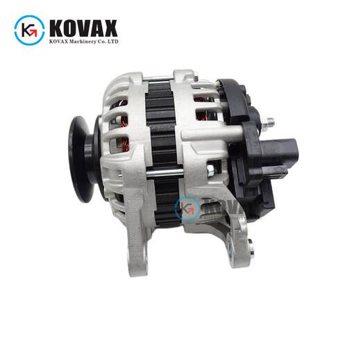 建乐顺挖掘机发电机DX60-9C 12V80A 129908-77200 LG80挖掘机零件