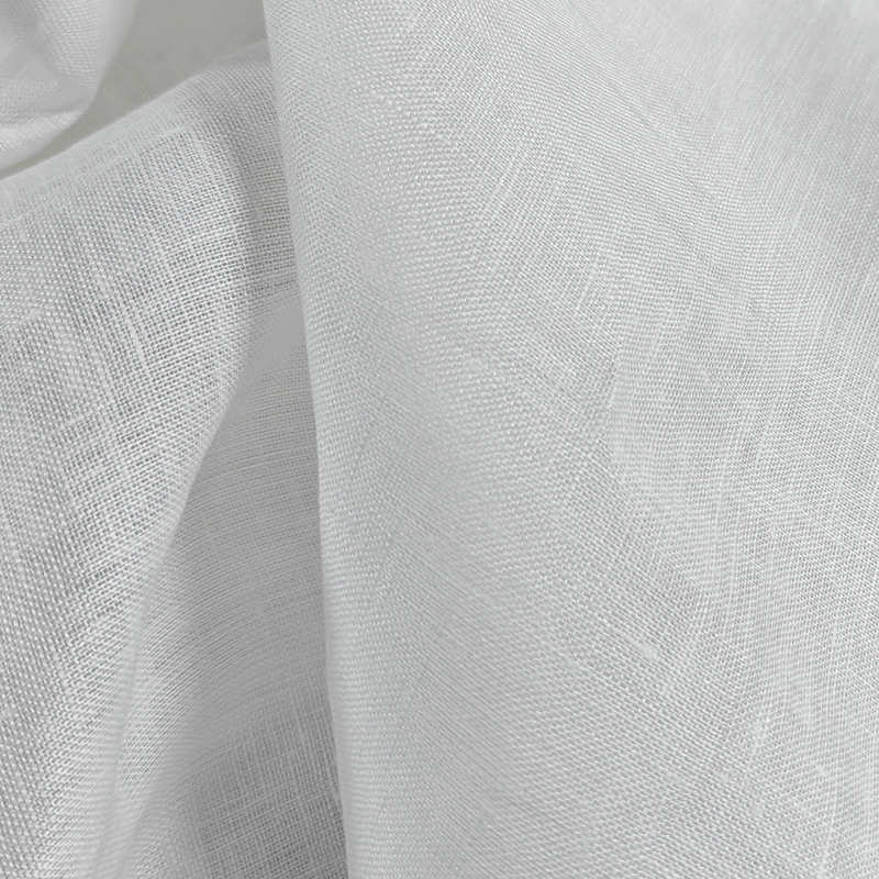 轻薄透气纯苎麻布料 苎麻面料麻布衣料扎染底布料半漂现货