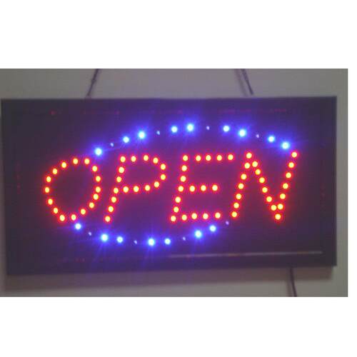 出口欧美广告牌openLED发光牌open电子灯箱霓虹灯牌 电子灯箱招牌