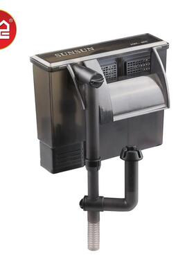 厂家过滤器壁挂式瀑布过滤三合一外置鱼缸氧泵小型乌龟缸HBL