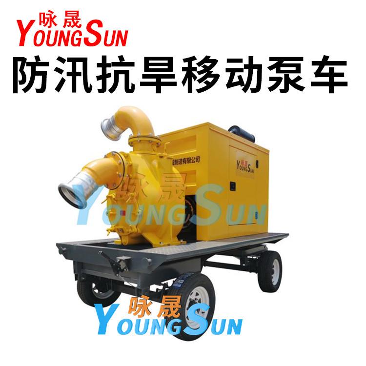 寸694汛移动柴油机水泵6防汛防组抢险8寸水泵机柴油自吸泵
