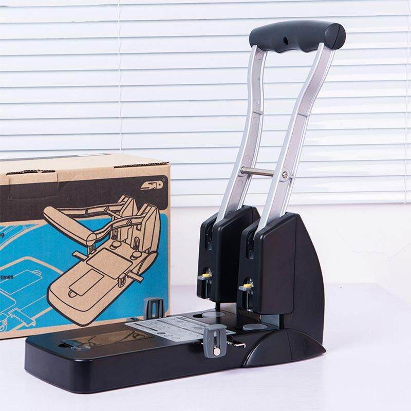 旗文P-1500重型打孔机2孔圆孔打孔器 手动打孔150张手工打孔机