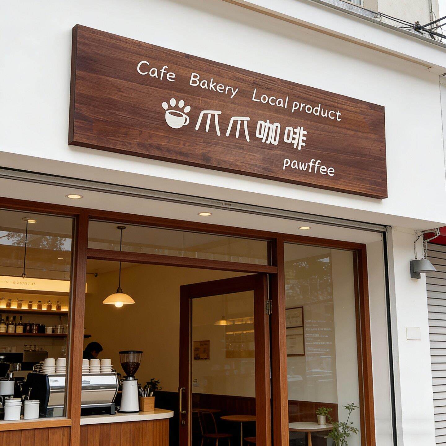 实木招牌定制网红店门头木牌胡桃色木质挂牌店铺装饰店招一眼记住