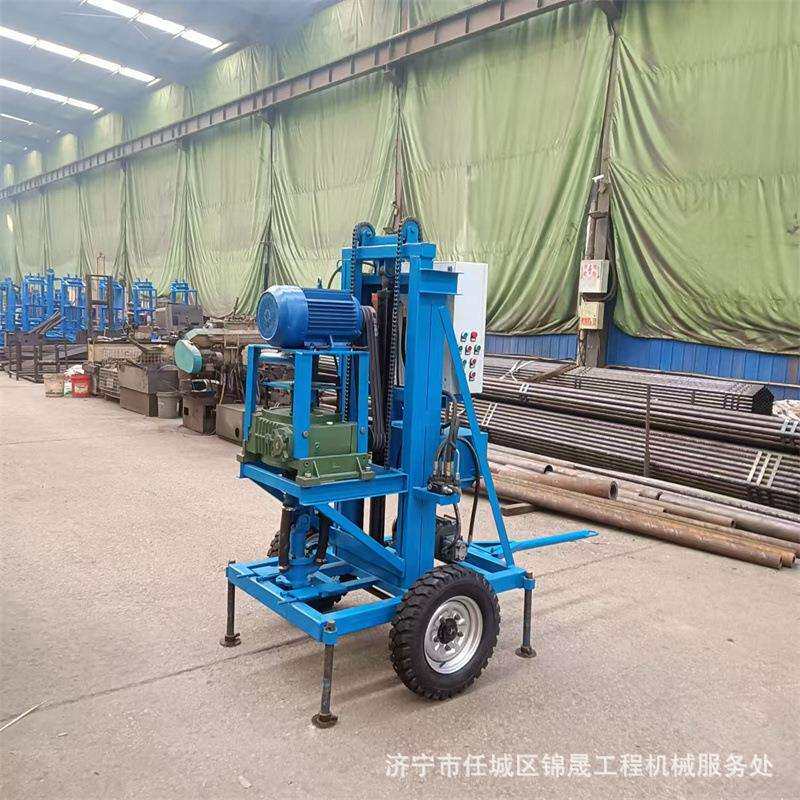 新品地源热泵电动钻井机三相电大功率降水井打井机大口径水井钻机