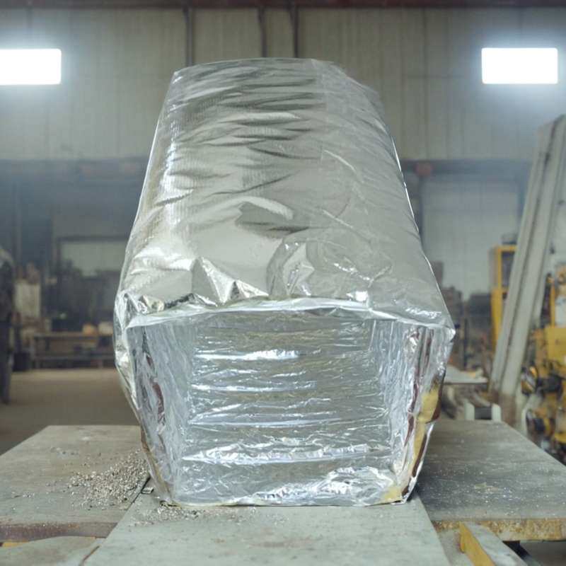 中央空调铝箔软连接风机盘管出风口伸缩保温软管方形通风管道延长